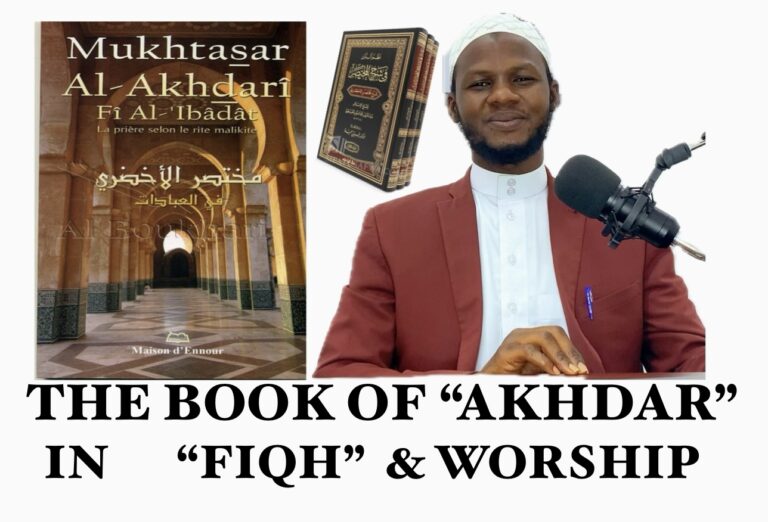 The Book of “AKHDAR” in “FIQH”